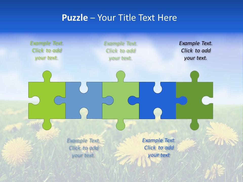 Landscape Yellow Plain PowerPoint Template