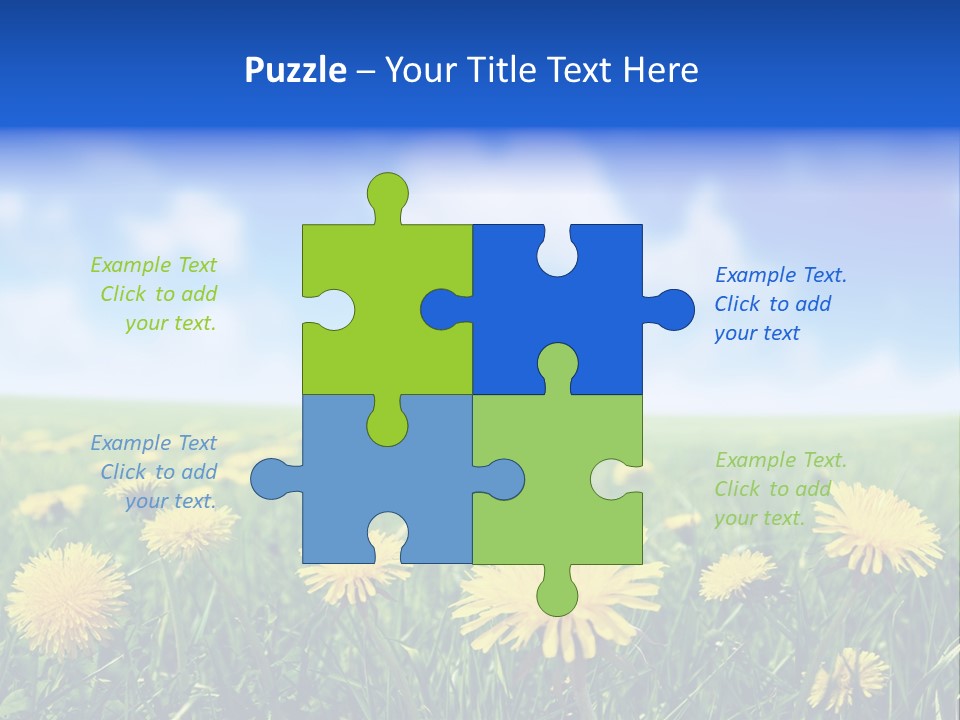 Landscape Yellow Plain PowerPoint Template