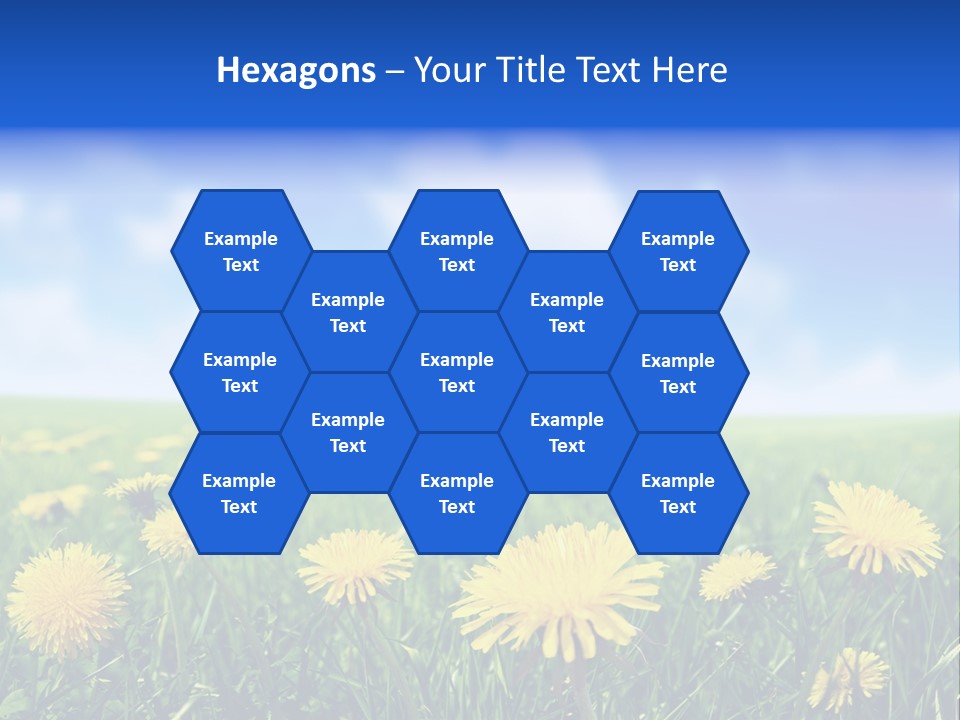 Landscape Yellow Plain PowerPoint Template