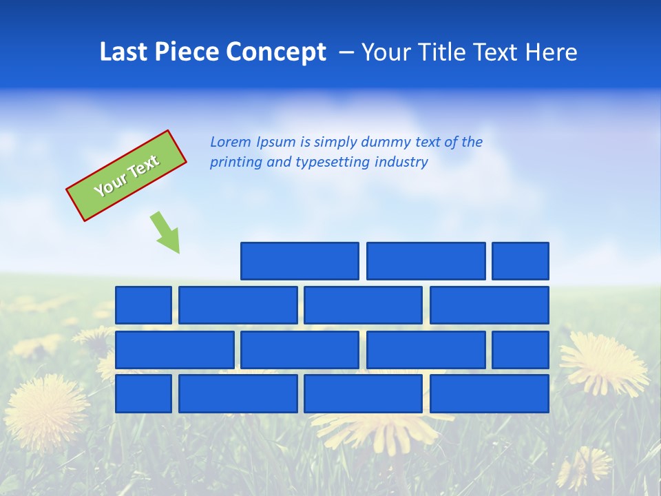 Landscape Yellow Plain PowerPoint Template