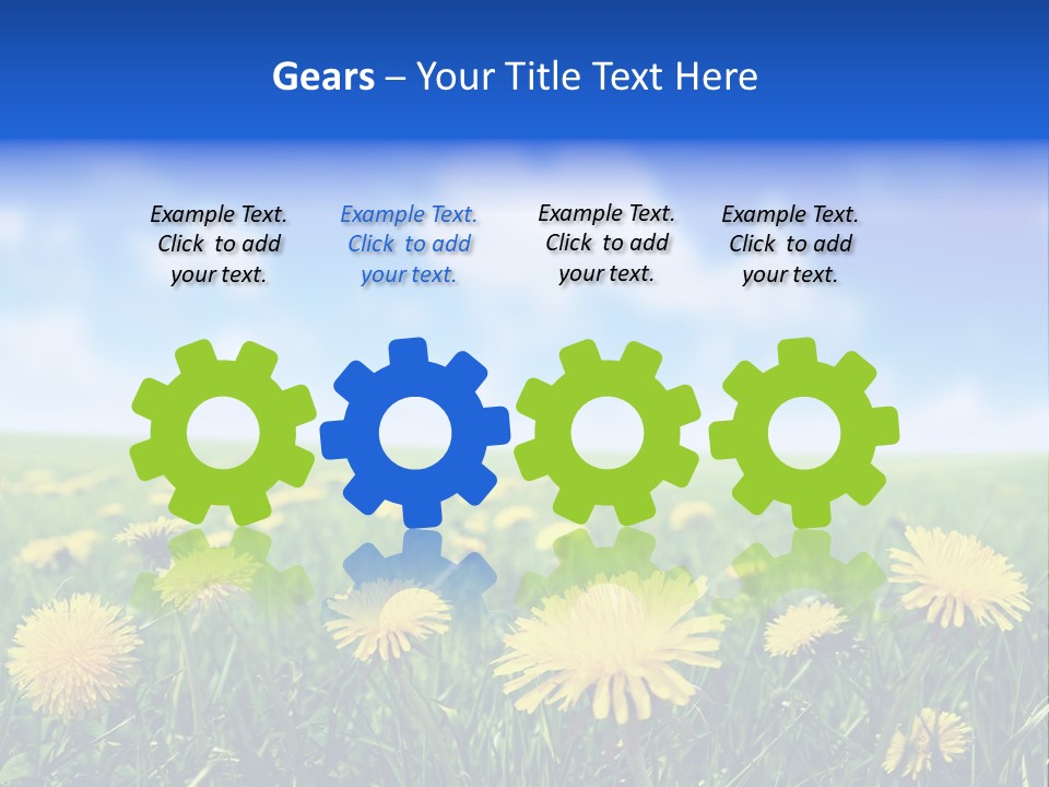 Landscape Yellow Plain PowerPoint Template