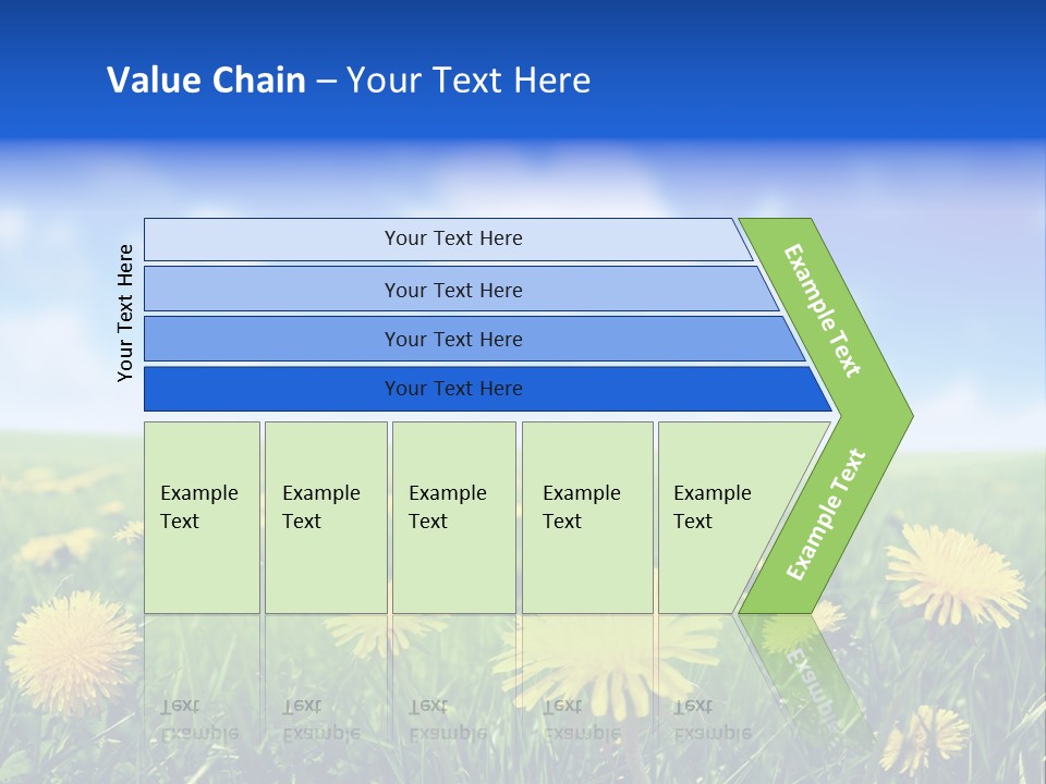 Landscape Yellow Plain PowerPoint Template