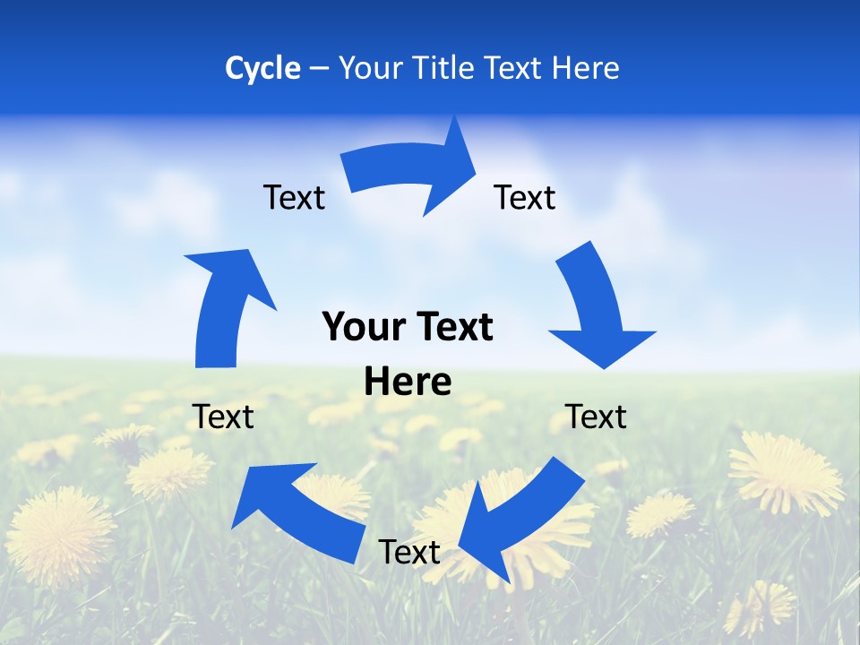 Landscape Yellow Plain PowerPoint Template