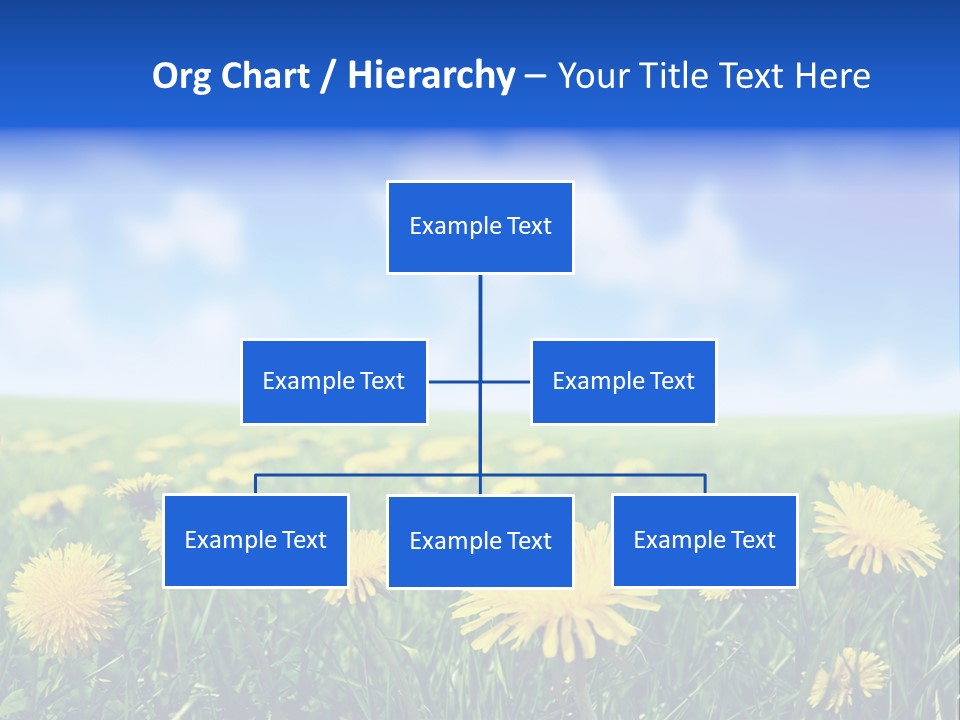 Landscape Yellow Plain PowerPoint Template