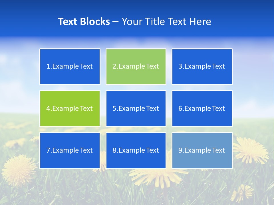 Landscape Yellow Plain PowerPoint Template