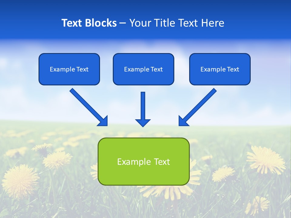 Landscape Yellow Plain PowerPoint Template