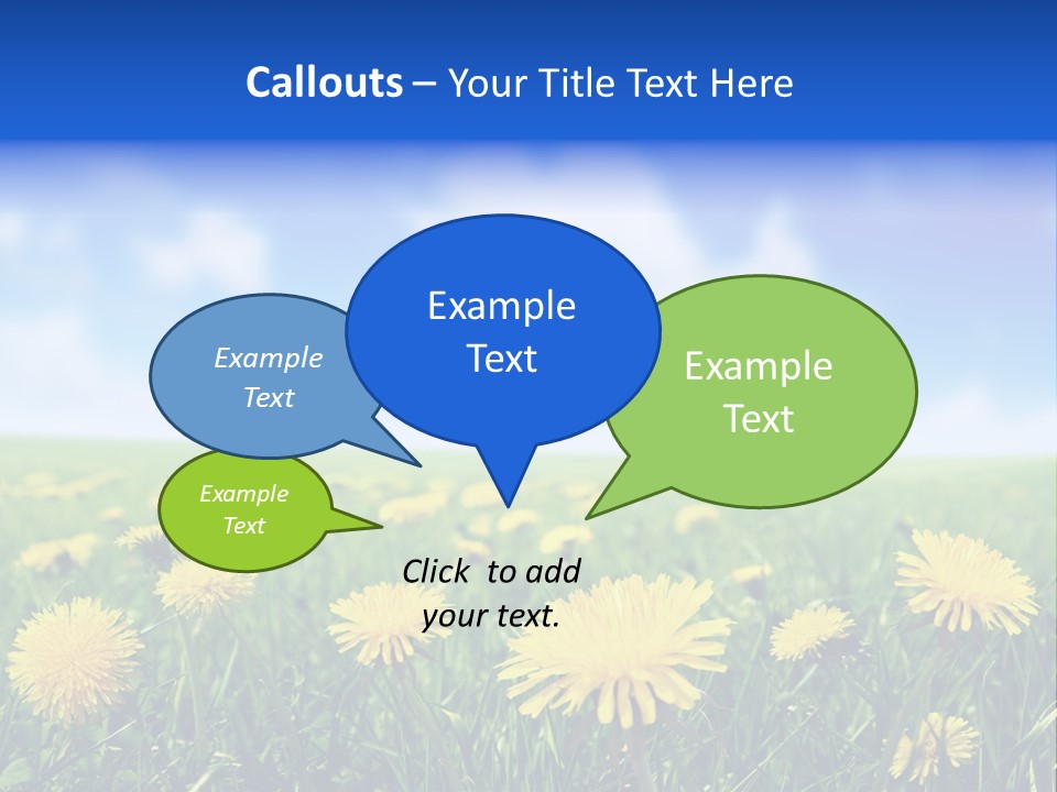 Landscape Yellow Plain PowerPoint Template