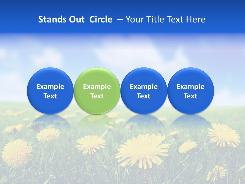 Landscape Yellow Plain PowerPoint Template