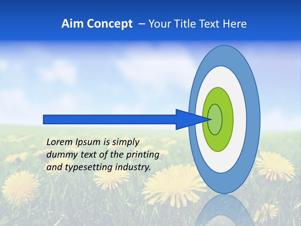 Landscape Yellow Plain PowerPoint Template