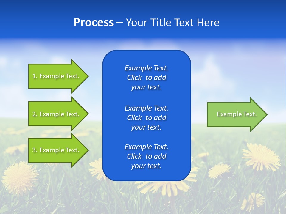Landscape Yellow Plain PowerPoint Template