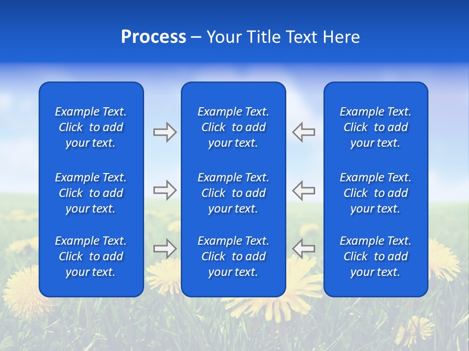 Landscape Yellow Plain PowerPoint Template