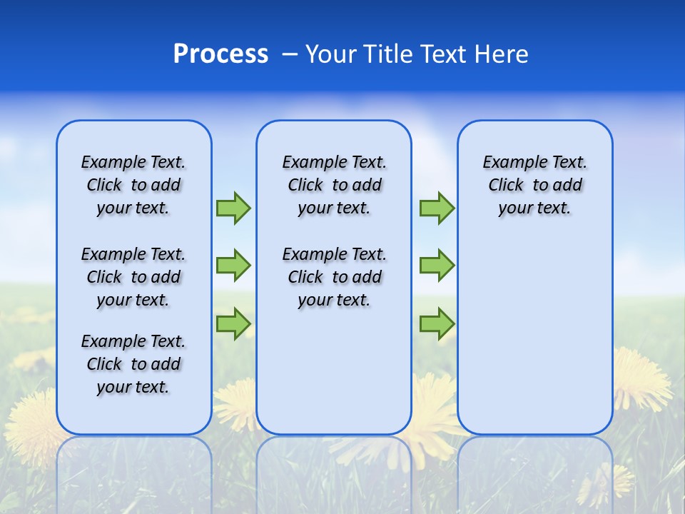 Landscape Yellow Plain PowerPoint Template