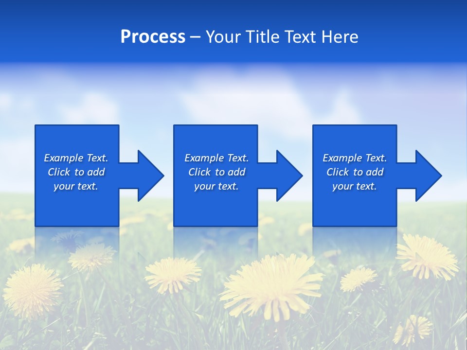 Landscape Yellow Plain PowerPoint Template
