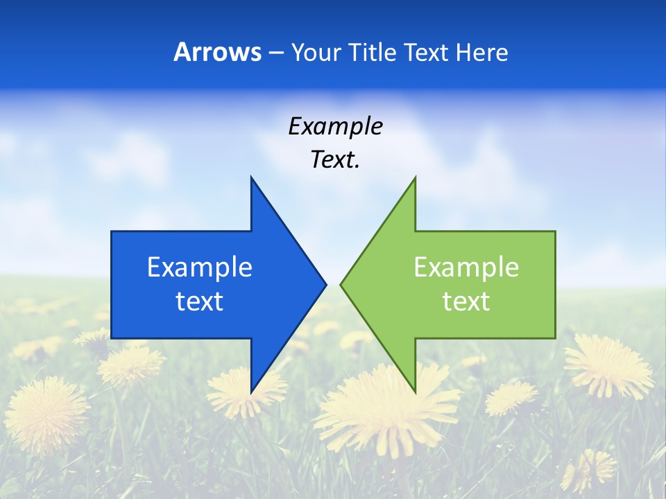 Landscape Yellow Plain PowerPoint Template