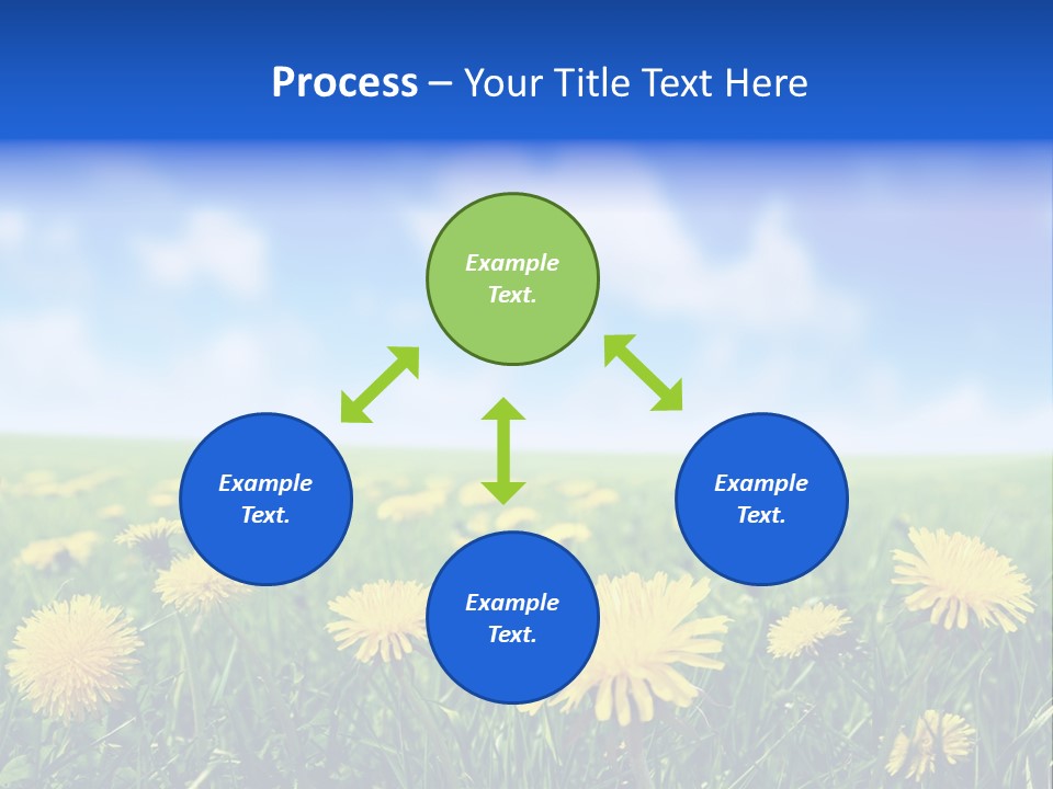 Landscape Yellow Plain PowerPoint Template