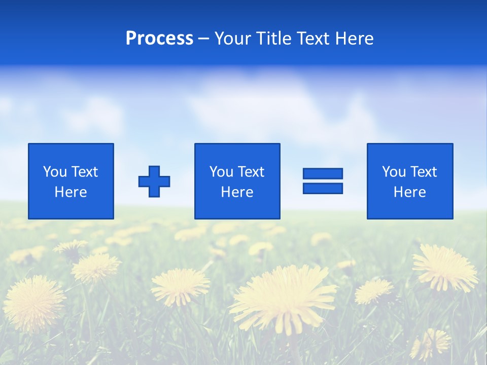 Landscape Yellow Plain PowerPoint Template