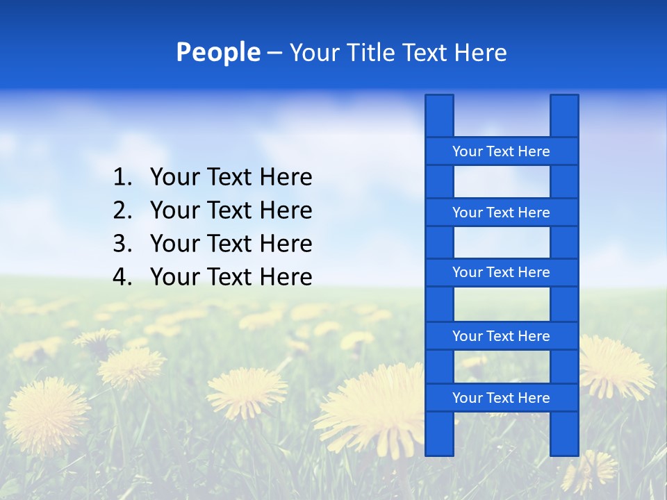 Landscape Yellow Plain PowerPoint Template