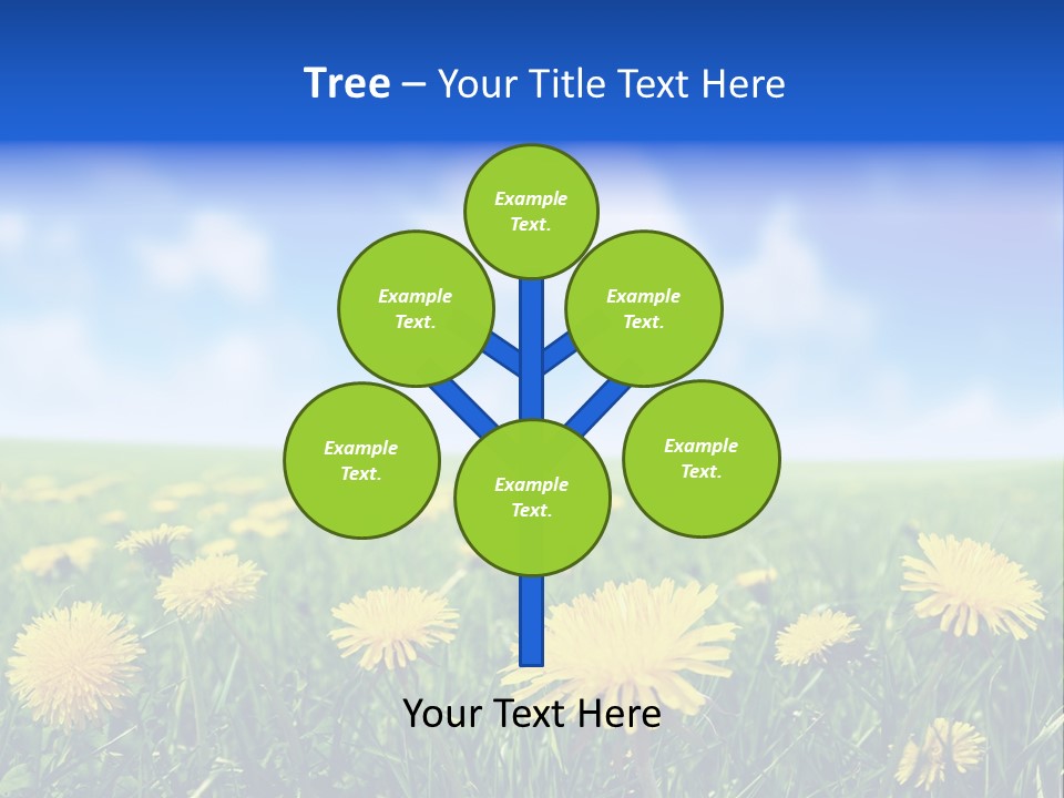 Landscape Yellow Plain PowerPoint Template