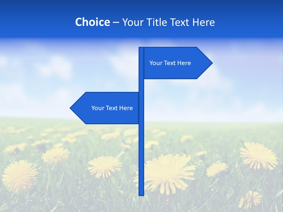 Landscape Yellow Plain PowerPoint Template