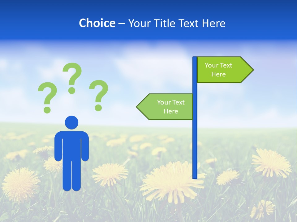 Landscape Yellow Plain PowerPoint Template