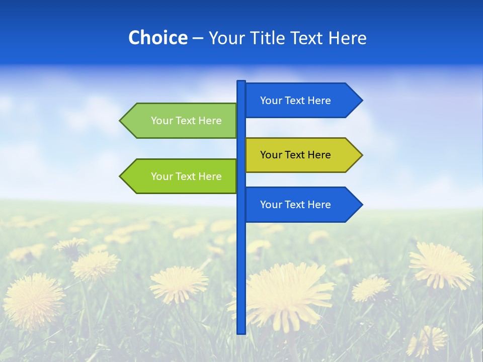 Landscape Yellow Plain PowerPoint Template