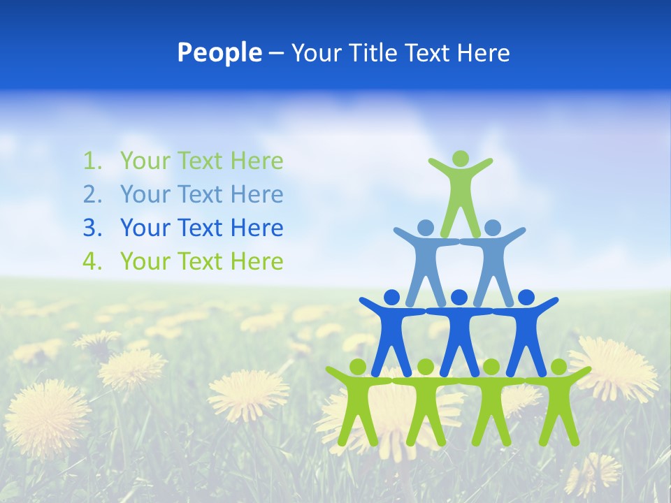 Landscape Yellow Plain PowerPoint Template