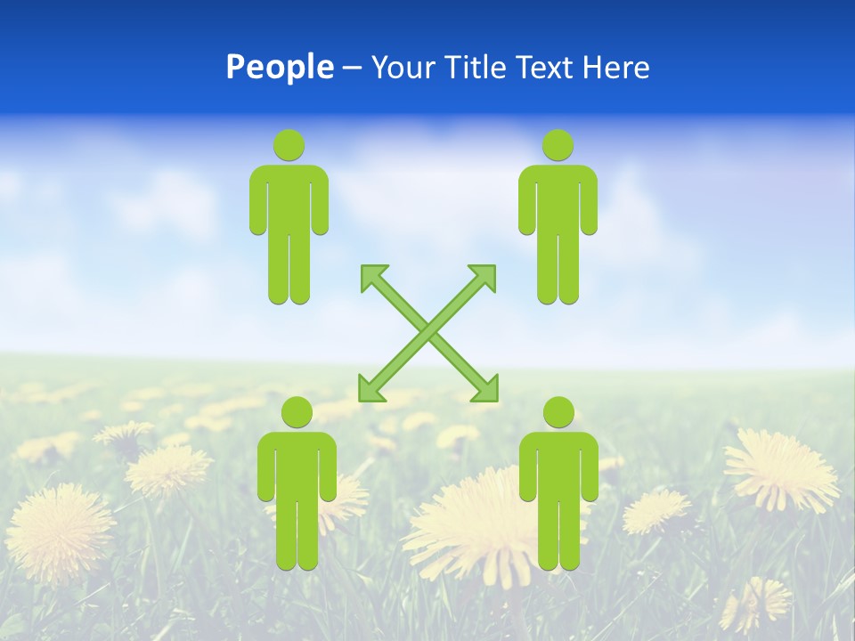 Landscape Yellow Plain PowerPoint Template