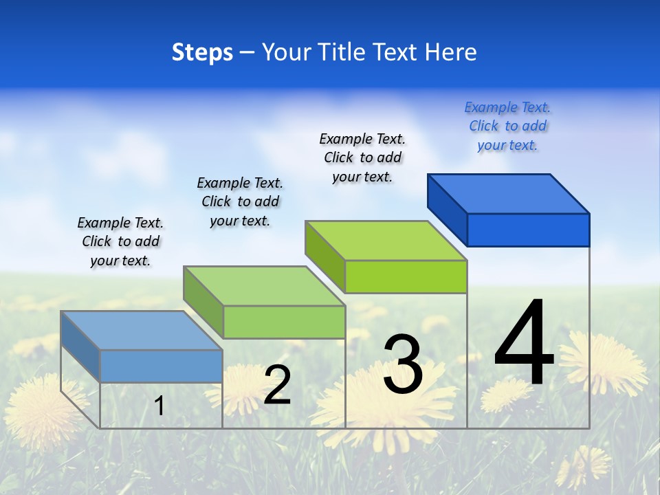 Landscape Yellow Plain PowerPoint Template