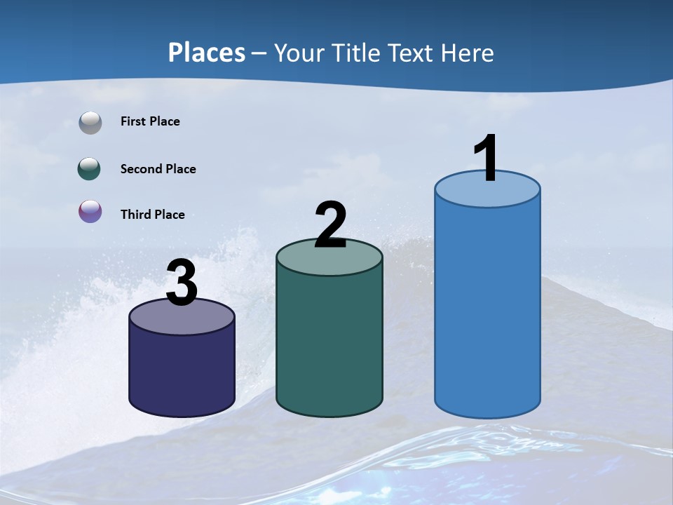 Beauty Ripple Hawaii PowerPoint Template