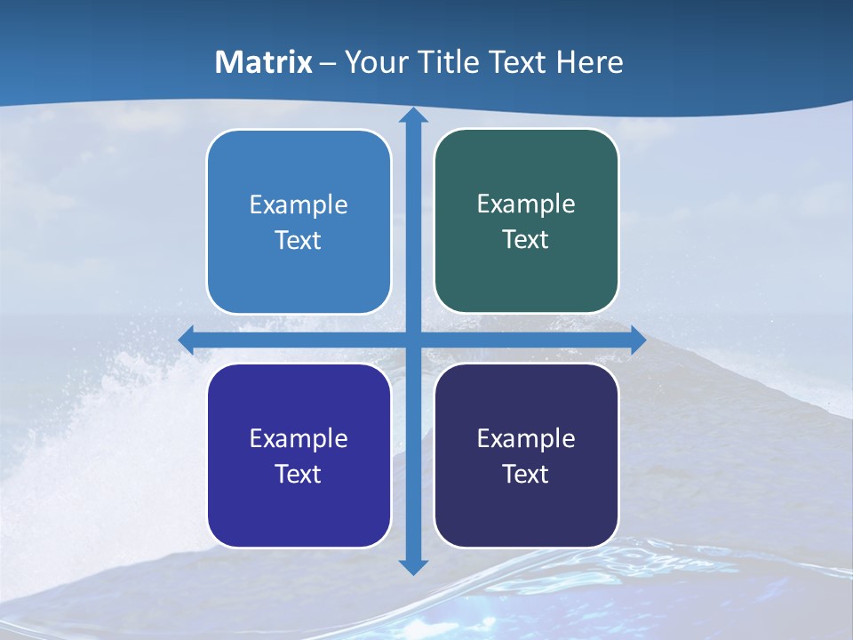 Beauty Ripple Hawaii PowerPoint Template