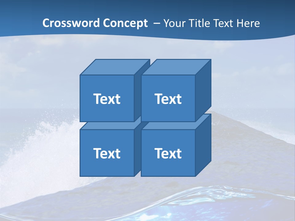 Beauty Ripple Hawaii PowerPoint Template