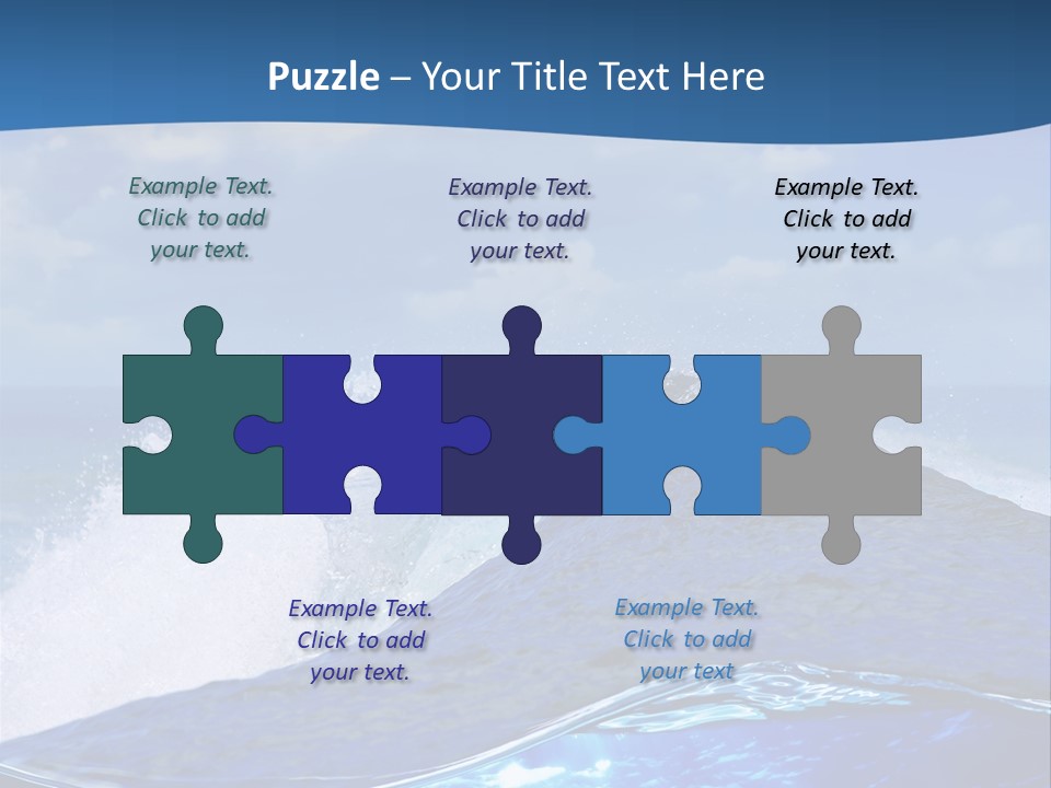 Beauty Ripple Hawaii PowerPoint Template