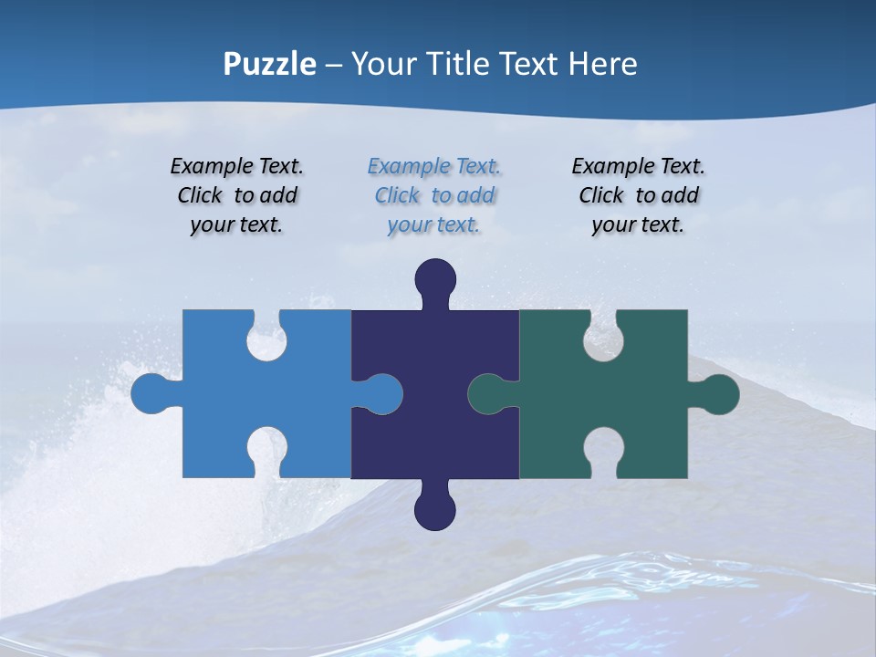 Beauty Ripple Hawaii PowerPoint Template