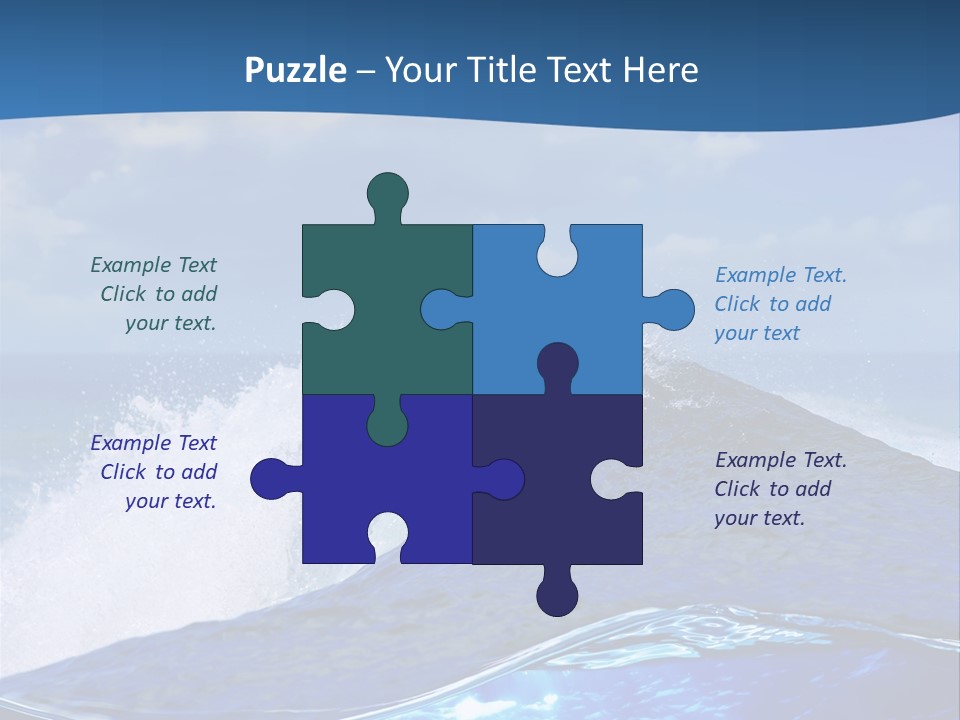 Beauty Ripple Hawaii PowerPoint Template