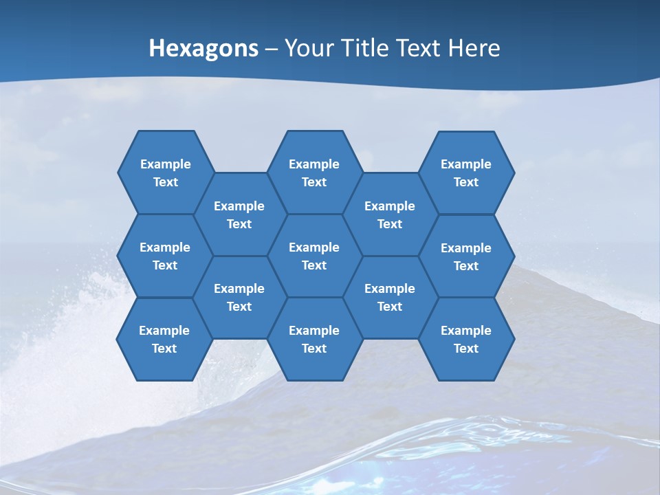 Beauty Ripple Hawaii PowerPoint Template