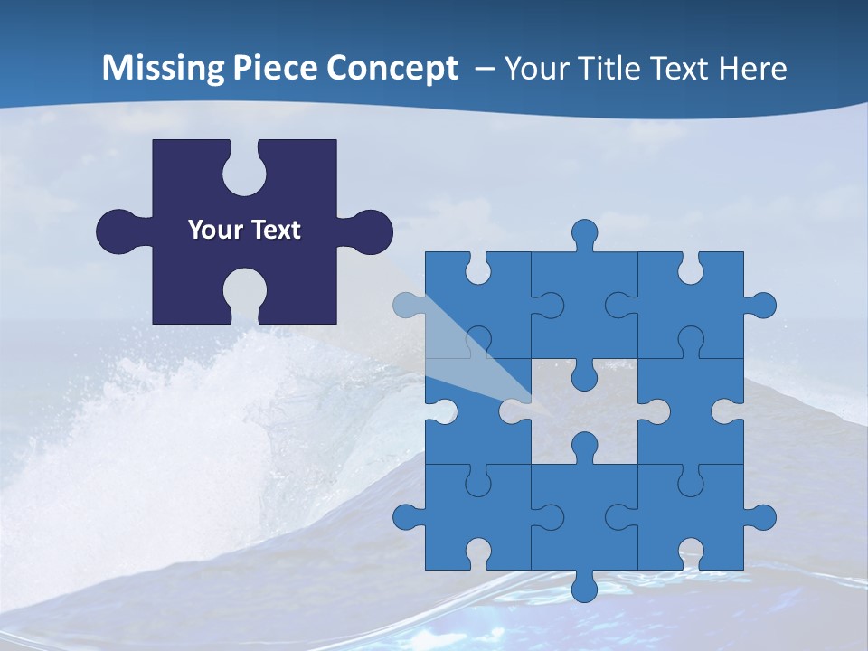 Beauty Ripple Hawaii PowerPoint Template