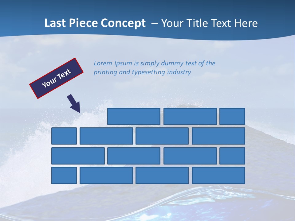 Beauty Ripple Hawaii PowerPoint Template