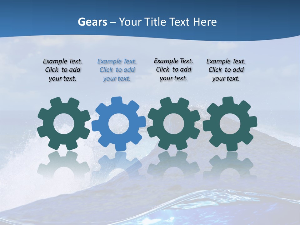 Beauty Ripple Hawaii PowerPoint Template