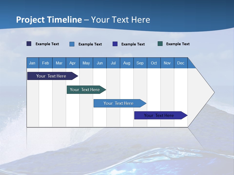 Beauty Ripple Hawaii PowerPoint Template