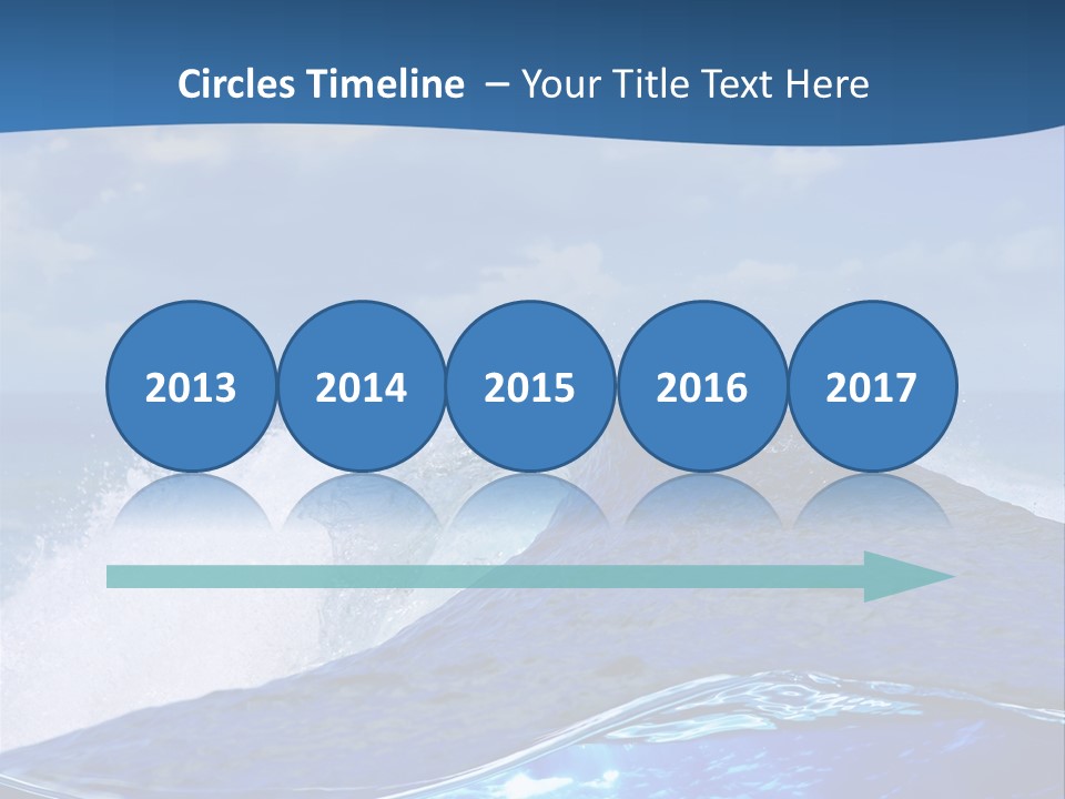 Beauty Ripple Hawaii PowerPoint Template