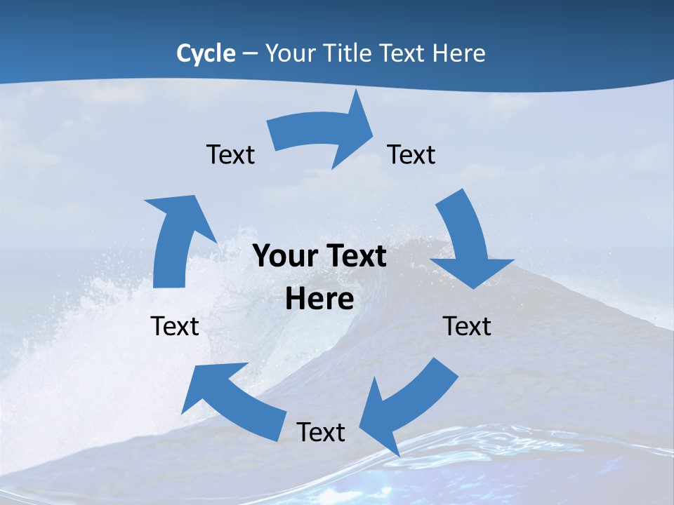 Beauty Ripple Hawaii PowerPoint Template