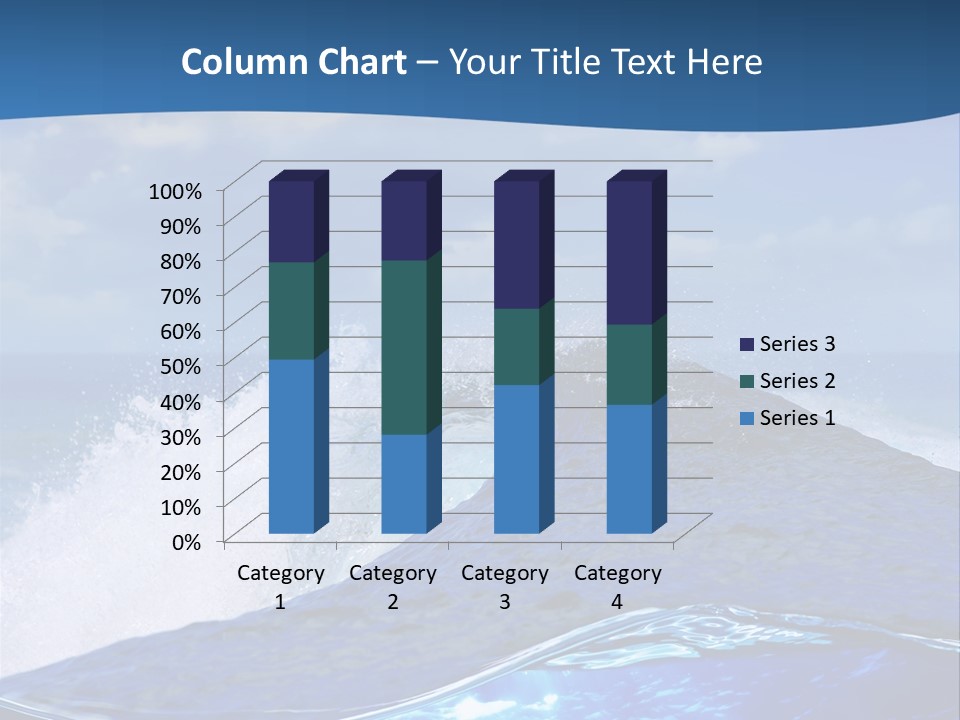 Beauty Ripple Hawaii PowerPoint Template
