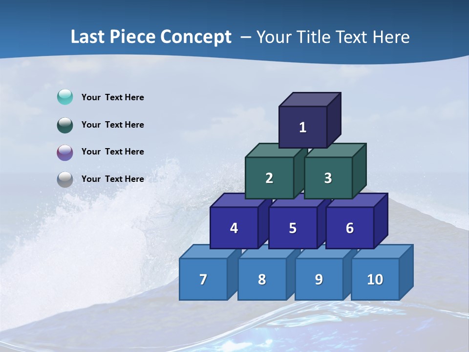 Beauty Ripple Hawaii PowerPoint Template