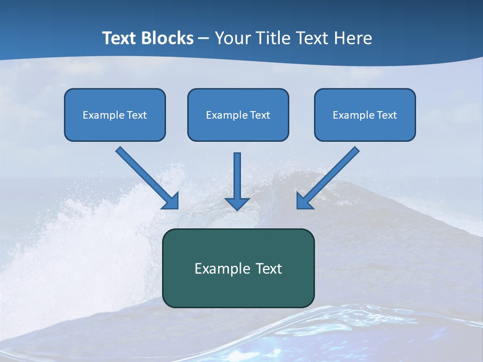 Beauty Ripple Hawaii PowerPoint Template