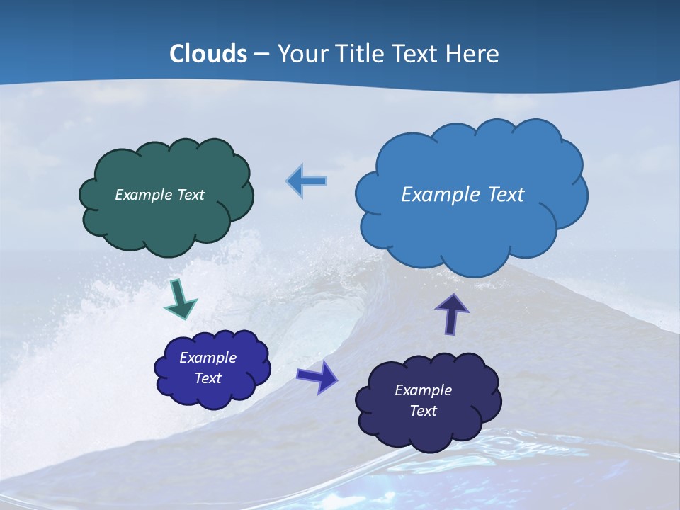 Beauty Ripple Hawaii PowerPoint Template