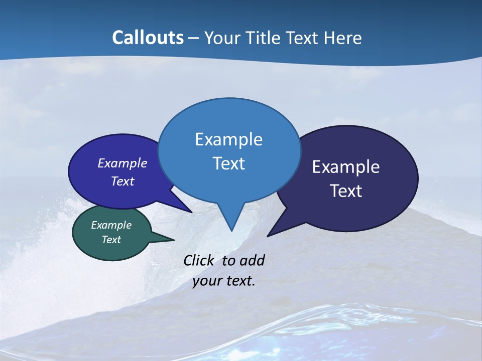 Beauty Ripple Hawaii PowerPoint Template