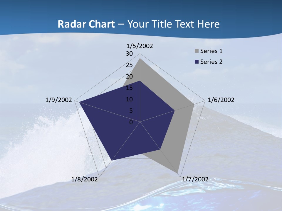 Beauty Ripple Hawaii PowerPoint Template