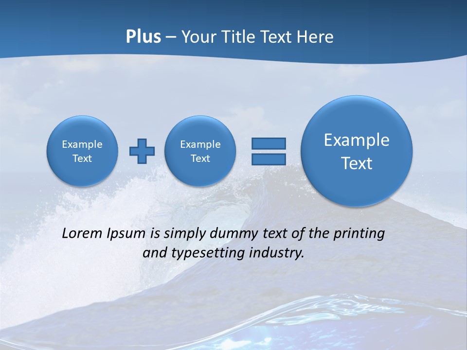 Beauty Ripple Hawaii PowerPoint Template