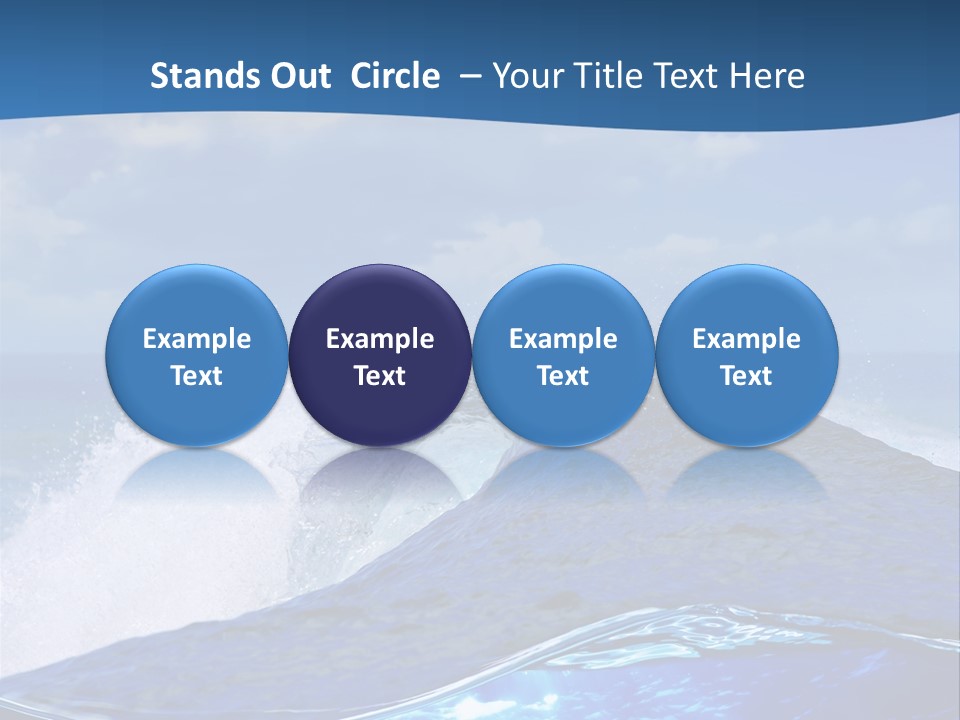 Beauty Ripple Hawaii PowerPoint Template