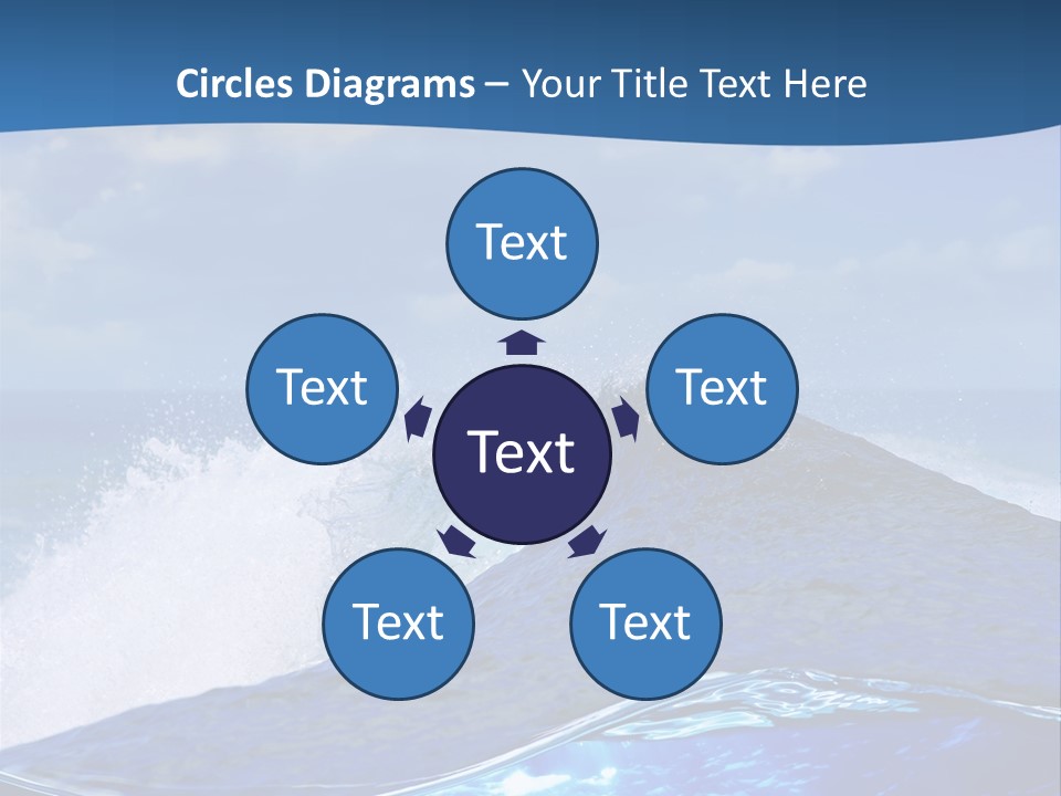 Beauty Ripple Hawaii PowerPoint Template